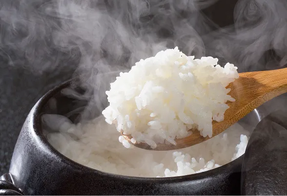 写真：炊きたてのごはん