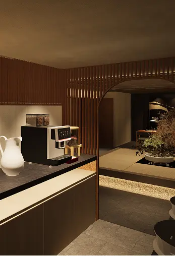 写真：ドリンクコーナーイメージ