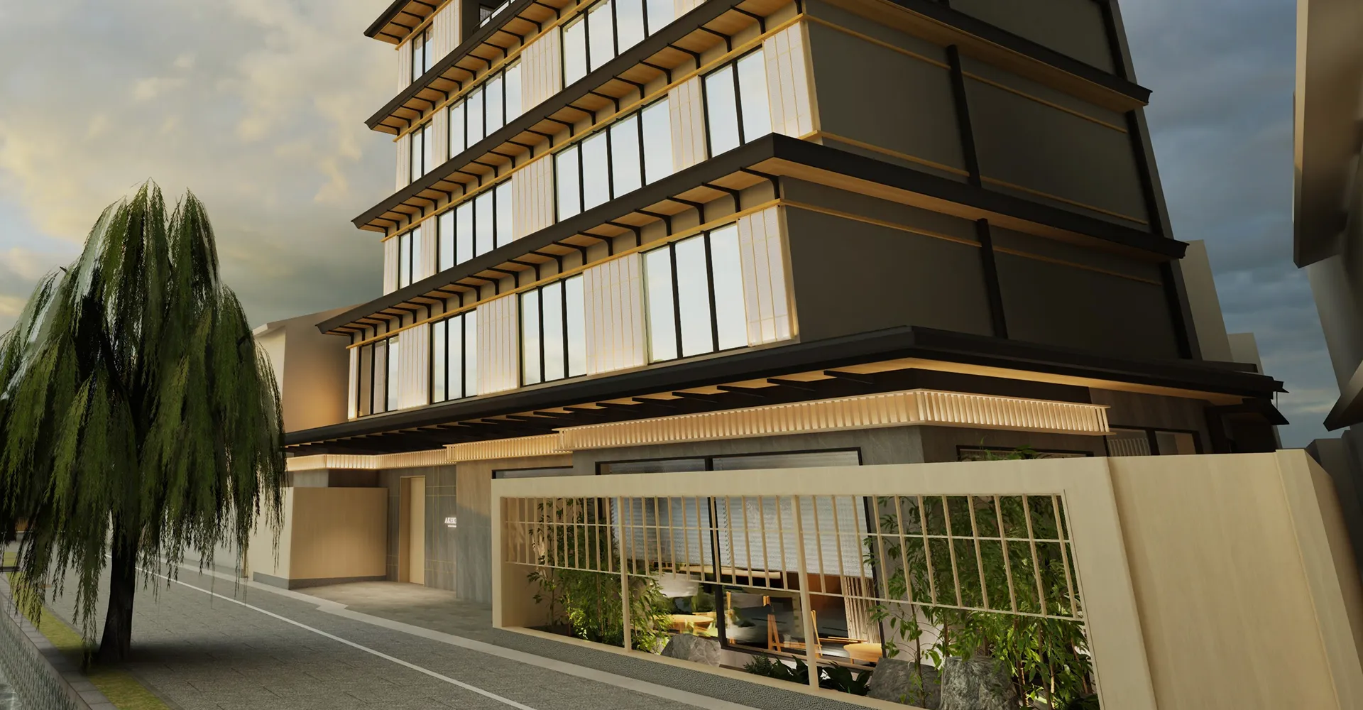 写真：あけくれ京都白川の外観イメージ