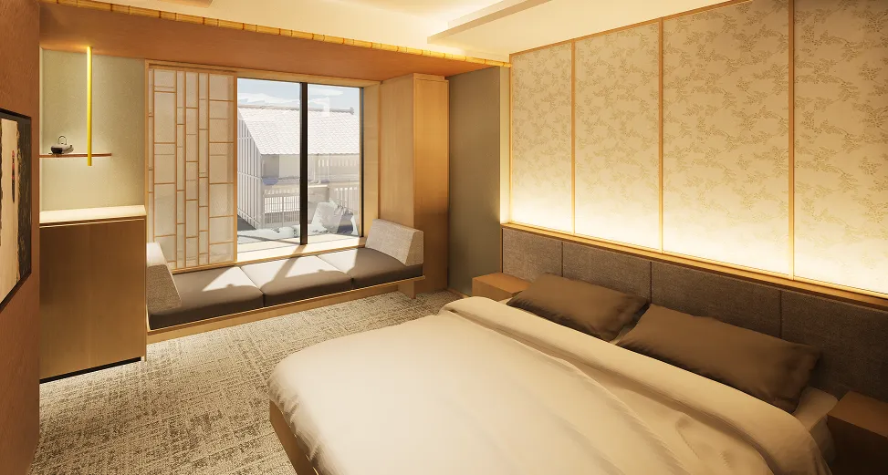 写真：Standard King Room with River Viewの客室イメージ