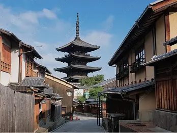 写真：法観寺の八坂塔
