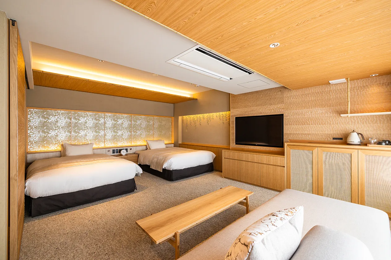 Standard Twin Room with River View 芙蓉（ふよう）／ 風雅（ふうが）