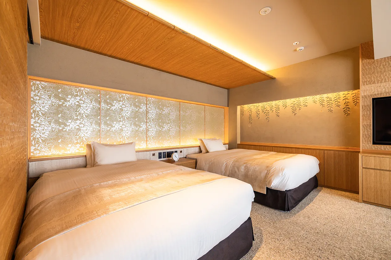 Superior Twin Room with River View 蛍火（ほたるび）／ 雅心（みやばしん）